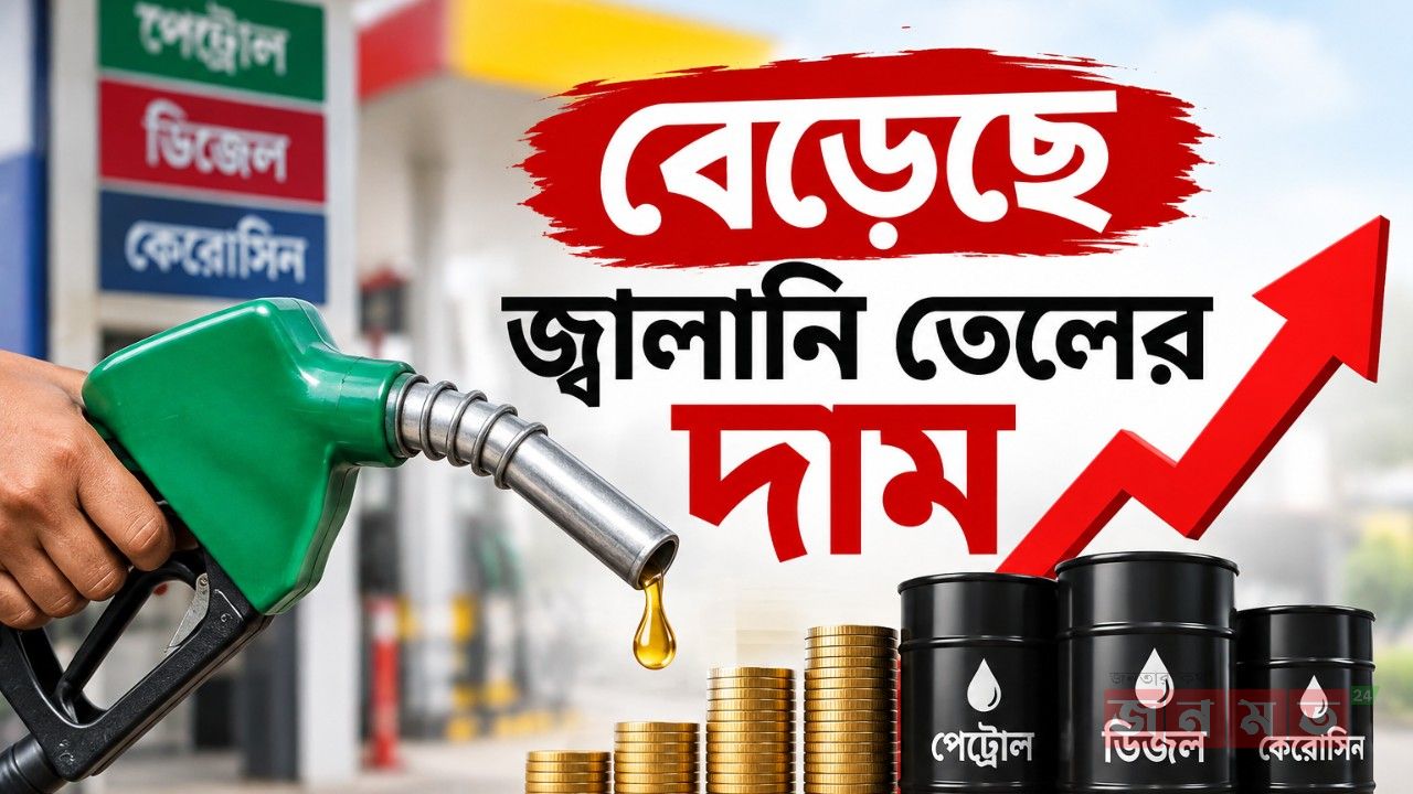 প্রতি লিটারে ২০ টাকা করে বাড়ল সব ধরনের জ্বালানি তেলের দাম