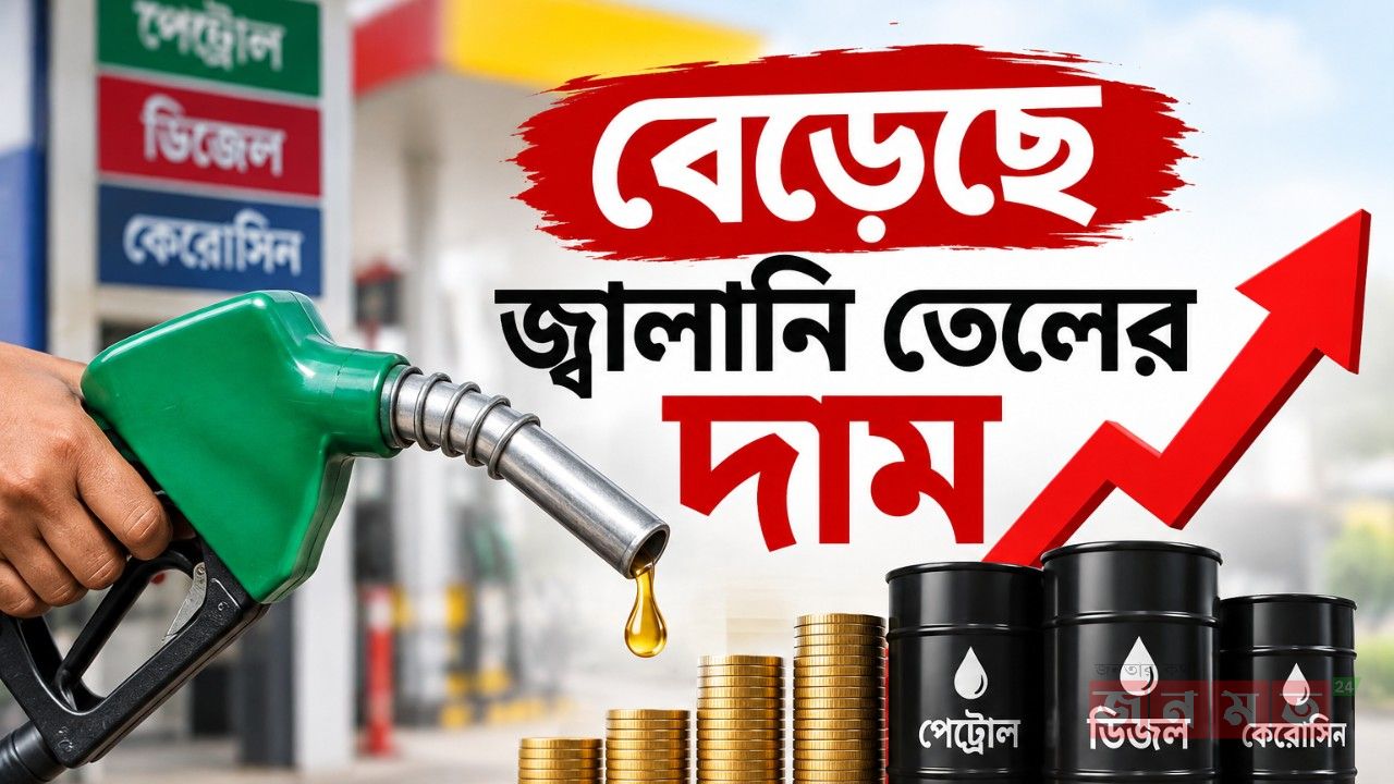 প্রতি লিটারে ২০ টাকা করে বাড়ল সব ধরনের জ্বালানি তেলের দাম